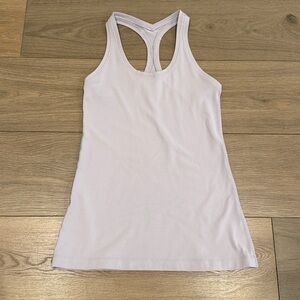 LULULEMON Light Purple Cool Racerback Active Luon Workout‎ Yoga Tank Top Size 4